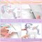 16 Pcs Unicorn Balloons Kit for Birthday Party Decorations - 2 Self Standing 3D Foil Unicorns, 4 Star Balloons & 10 Printed Latex Balloons with Tying Tool (No Helium Needed)